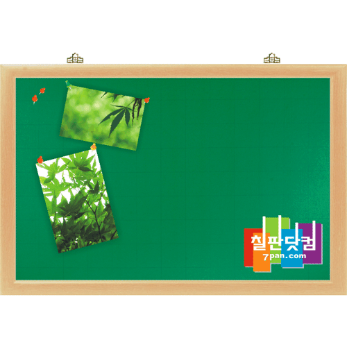 골덴 게시판(초록색/메플우드) 800X1200mm칠판닷컴